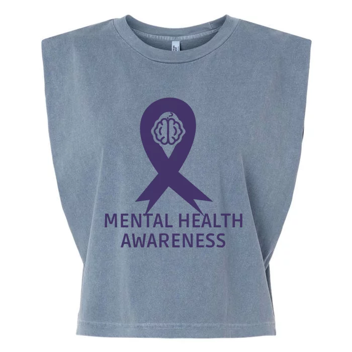 Mental Health Awareness Garment-Dyed Women's Muscle Tee