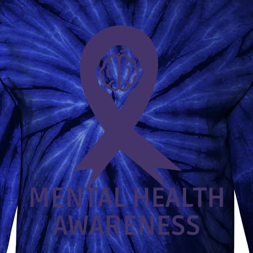 Mental Health Awareness Tie-Dye Long Sleeve Shirt