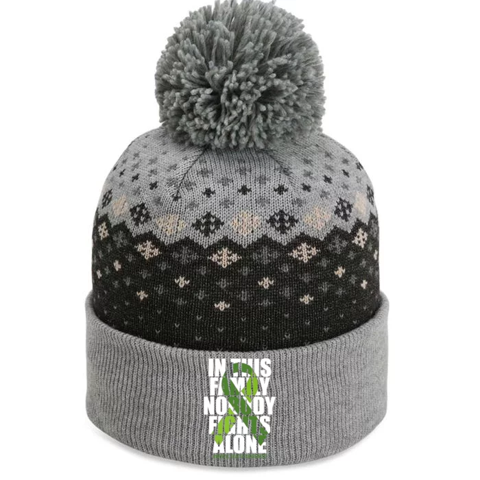 Mental Health Awareness Ribbon Family You Matter Kindness The Baniff Cuffed Pom Beanie