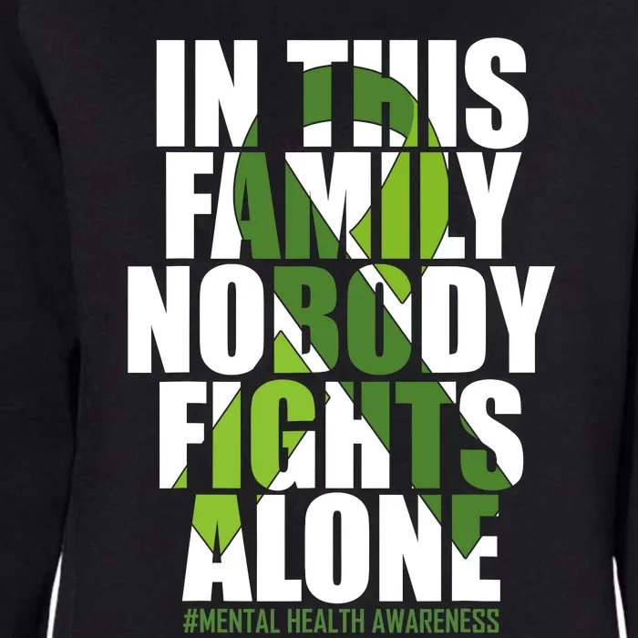 Mental Health Awareness Ribbon Family You Matter Kindness Womens California Wash Sweatshirt