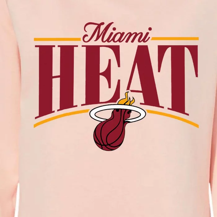 Miami Heat Arch Womens California Wash Sweatshirt