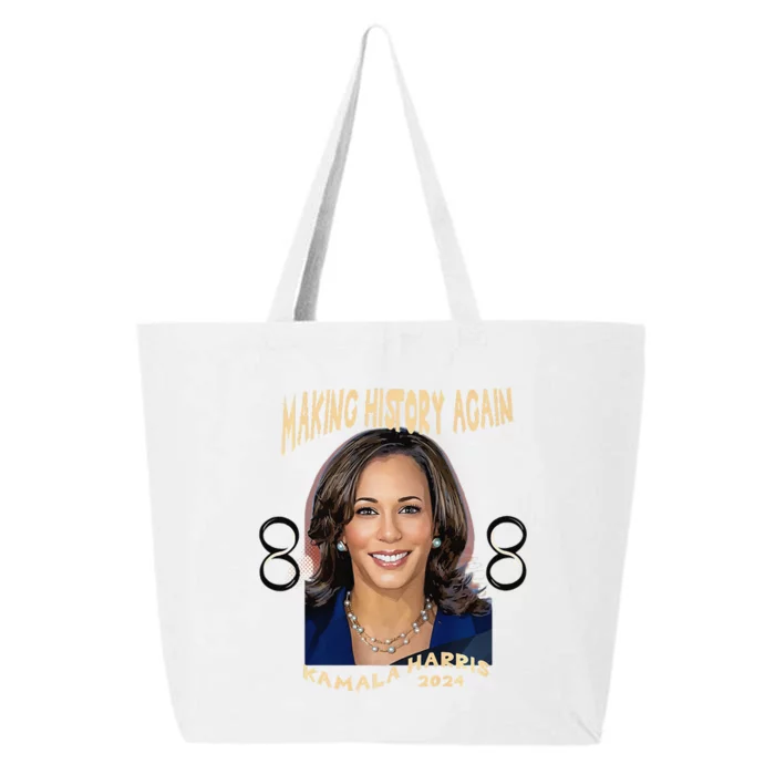 Making History Again Kamala Harris 2024 Premium 25L Jumbo Tote