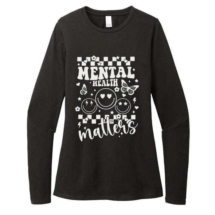 Mental Health Awareness Heart Wear Green For Mental Health Womens CVC Long Sleeve Shirt