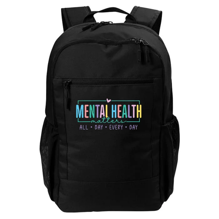 Mental Health Awareness Mindfulness Mental Wellness Daily Commute Backpack