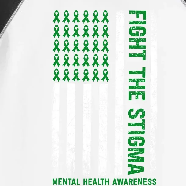 Mental Health Awareness Fight The Stigma Mental Health Toddler Fine Jersey T-Shirt