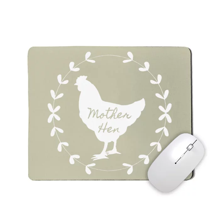 Mother Hen, Beautiful Country Garland Vintage Chicken Mousepad