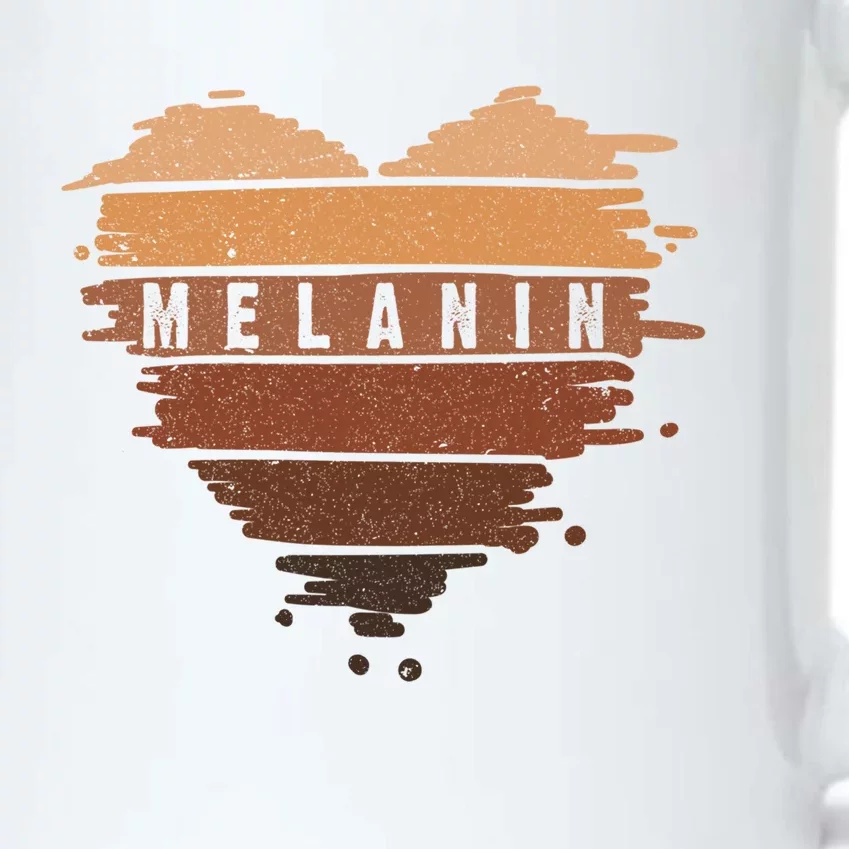 Melanin Heart Black Is Beautiful Great Gift Black Color Changing Mug