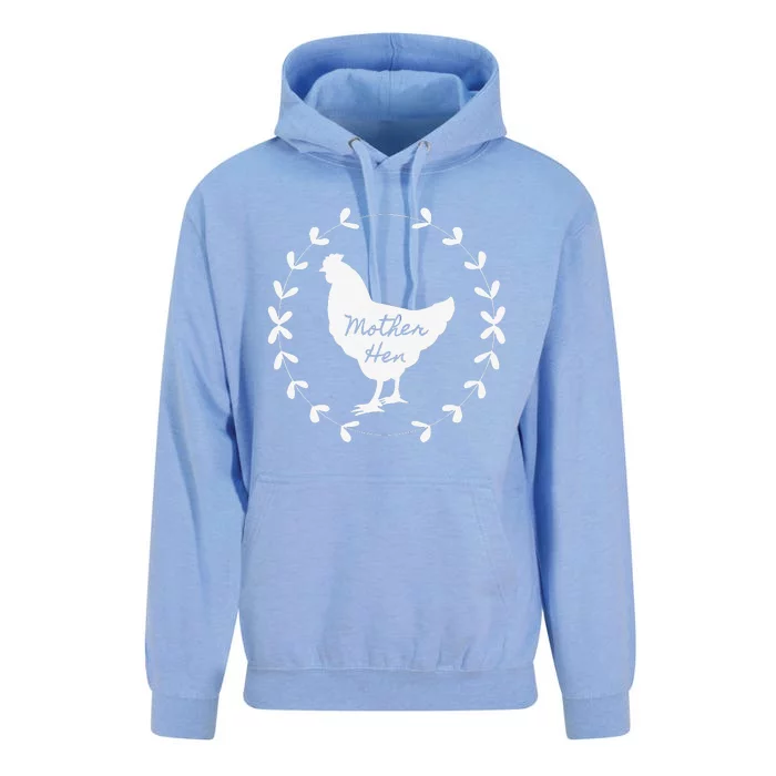 Mother Hen, Beautiful Country Garland Vintage Chicken Unisex Surf Hoodie