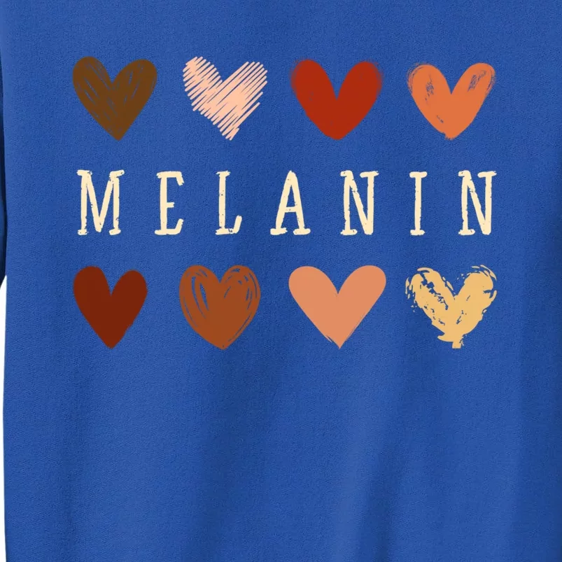 Melanin Hearts Black Is Beautiful Gift Sweatshirt