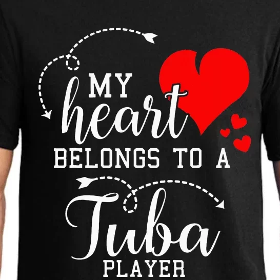 My Heart Belongs to a Tuba Player Instrument Pajama Set