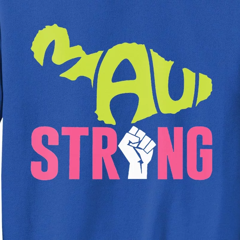 Maui Hawaii Beach Strong VNeck Tall Sweatshirt