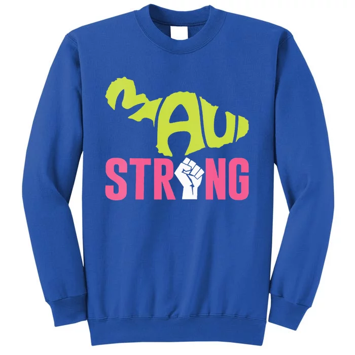 Maui Hawaii Beach Strong VNeck Tall Sweatshirt