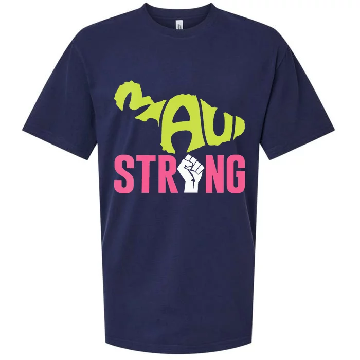 Maui Hawaii Beach Strong VNeck Sueded Cloud Jersey T-Shirt