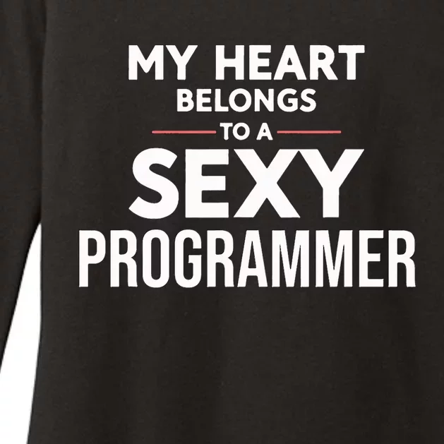 My Heart Belongs To A Sexy Programmer Womens CVC Long Sleeve Shirt