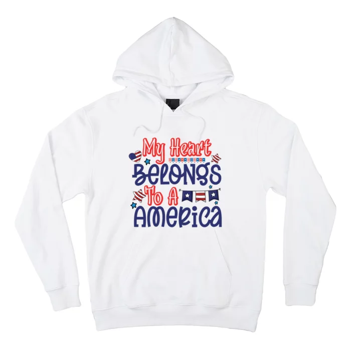 My Heart Belongs To A America Hoodie