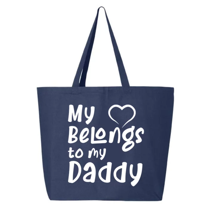 My Heart Belongs To My Daddy Gift 25L Jumbo Tote