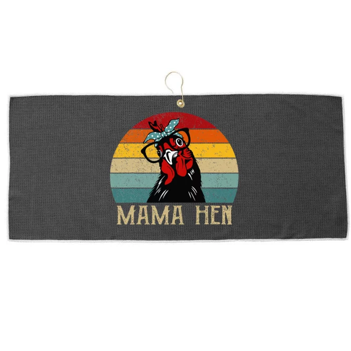 Mama Hen Bandana Headband Glasses Large Microfiber Waffle Golf Towel