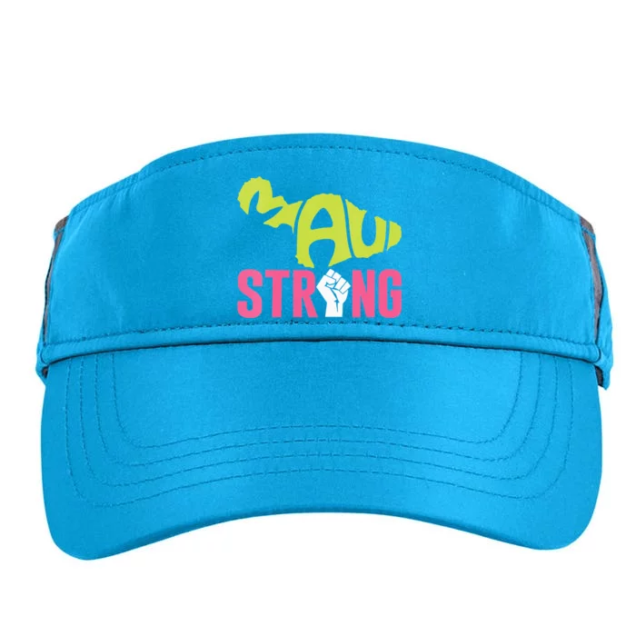 Maui Hawaii Beach Strong VNeck Adult Drive Performance Visor