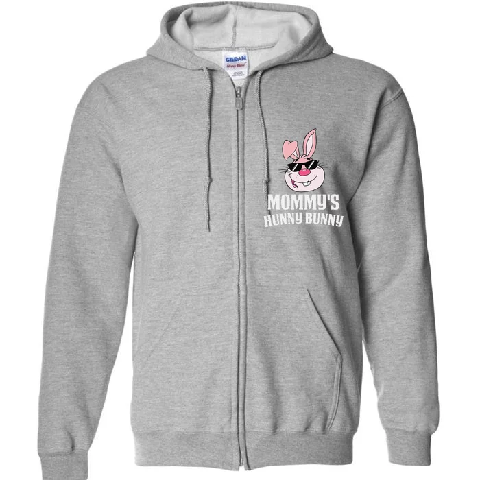 Mommy's Hunny Bunny Easter Cool Bunny Rabbit Full Zip Hoodie