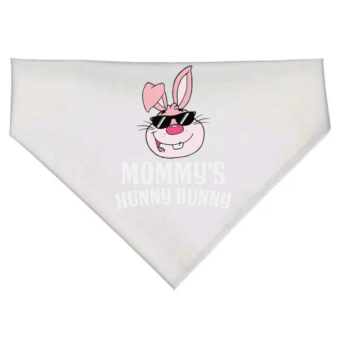 Mommy's Hunny Bunny Easter Cool Bunny Rabbit USA-Made Doggie Bandana