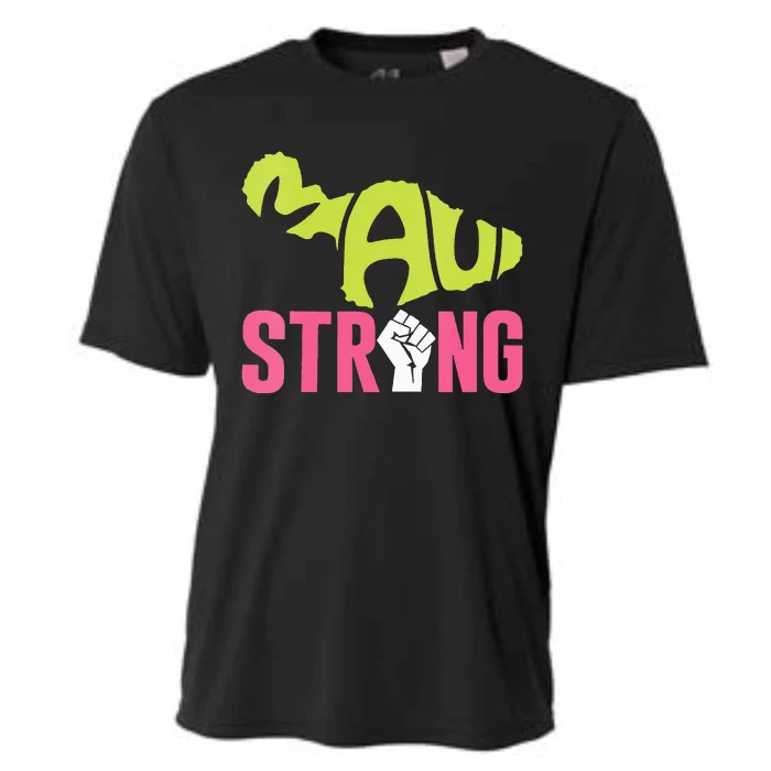 Maui Hawaii Beach Strong VNeck Cooling Performance Crew T-Shirt