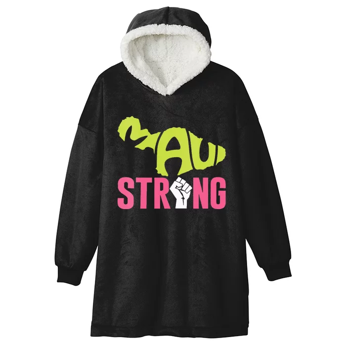 Maui Hawaii Beach Strong VNeck Hooded Wearable Blanket