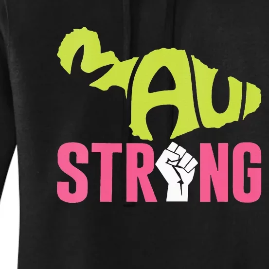 Maui Hawaii Beach Strong VNeck Women's Pullover Hoodie