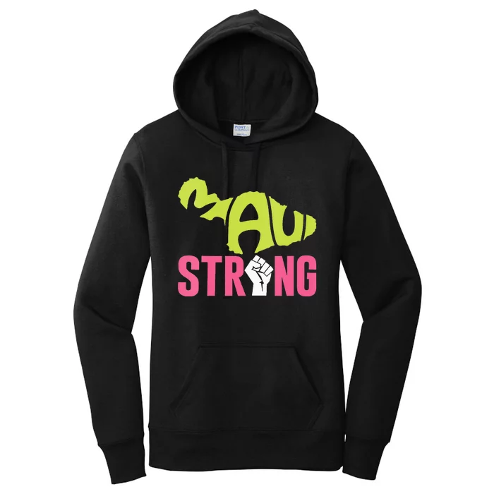 Maui Hawaii Beach Strong VNeck Women's Pullover Hoodie