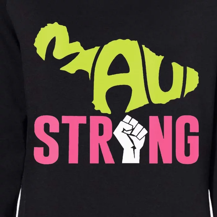 Maui Hawaii Beach Strong VNeck Womens California Wash Sweatshirt