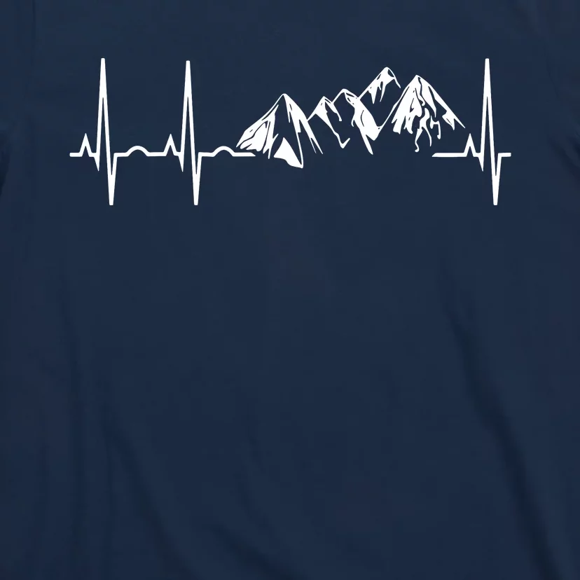 Mountain Heartbeat Best Mountain Climbing Hiking Tee T-Shirt