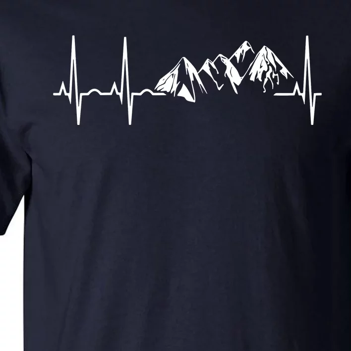 Mountain Heartbeat Best Mountain Climbing Hiking Tee Tall T-Shirt