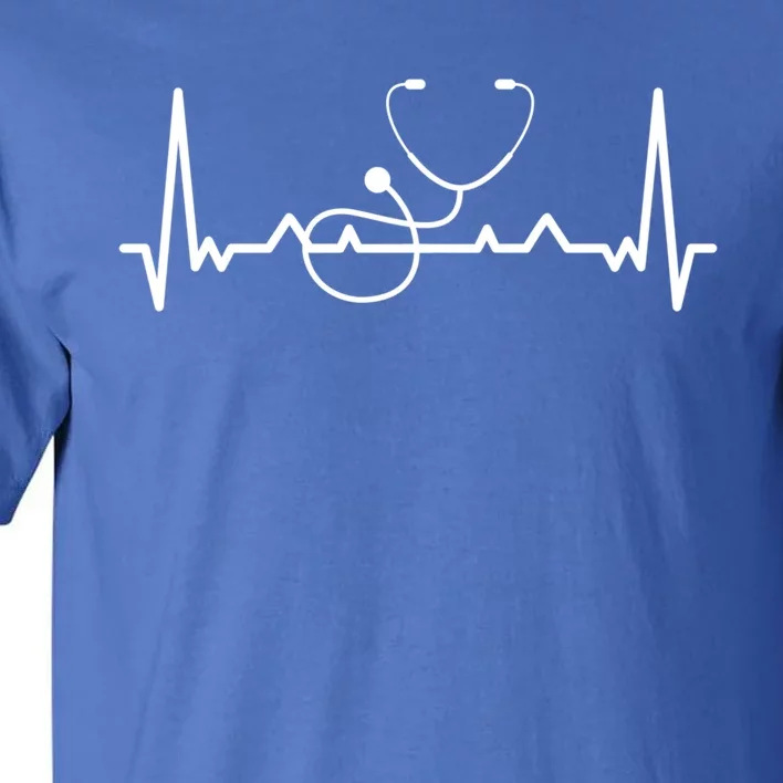 My Heart Beats For The Stethoscope Doctors And Nurses Cute Gift Tall T-Shirt