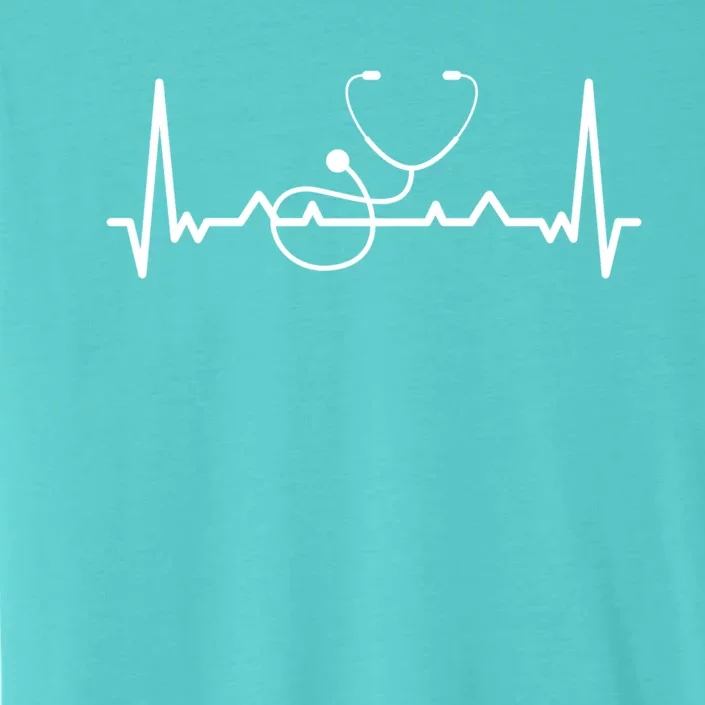 My Heart Beats For The Stethoscope Doctors And Nurses Cute Gift ChromaSoft Performance T-Shirt