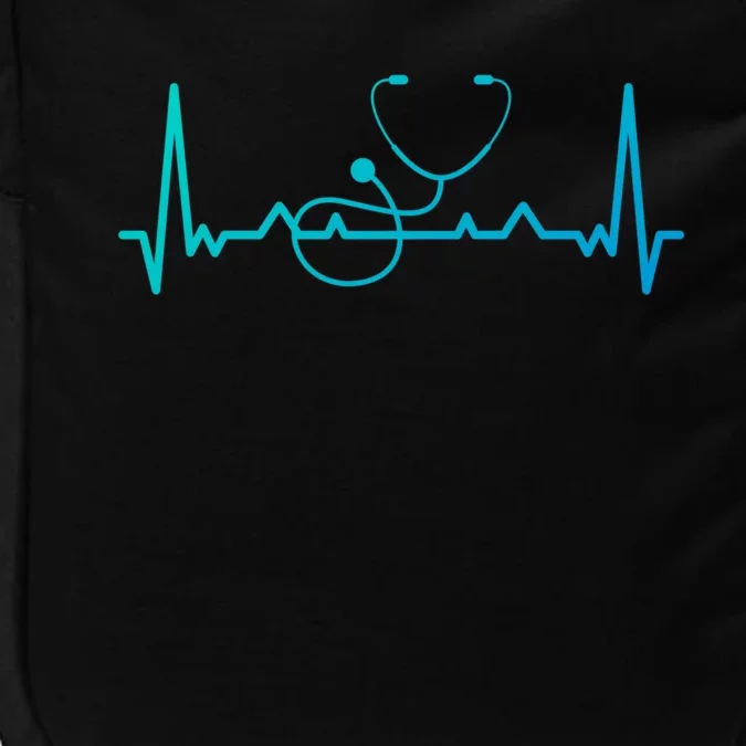 My Heart Beats For The Stethoscope Doctors And Nurses Cute Gift Impact Tech Backpack