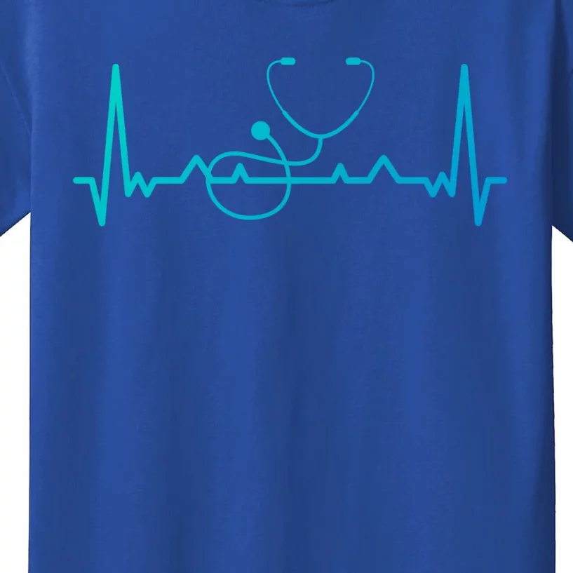 My Heart Beats For The Stethoscope Doctors And Nurses Cute Gift Kids T-Shirt