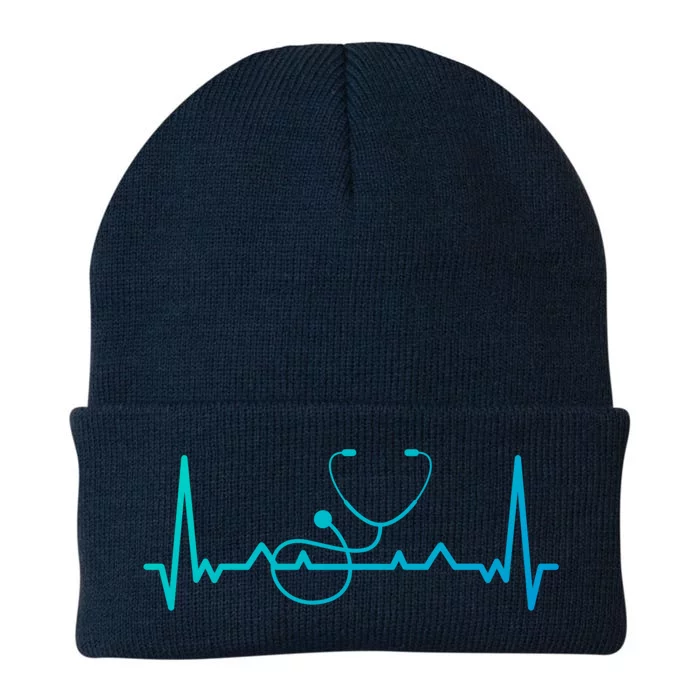 My Heart Beats For The Stethoscope Doctors And Nurses Cute Gift Knit Cap Winter Beanie