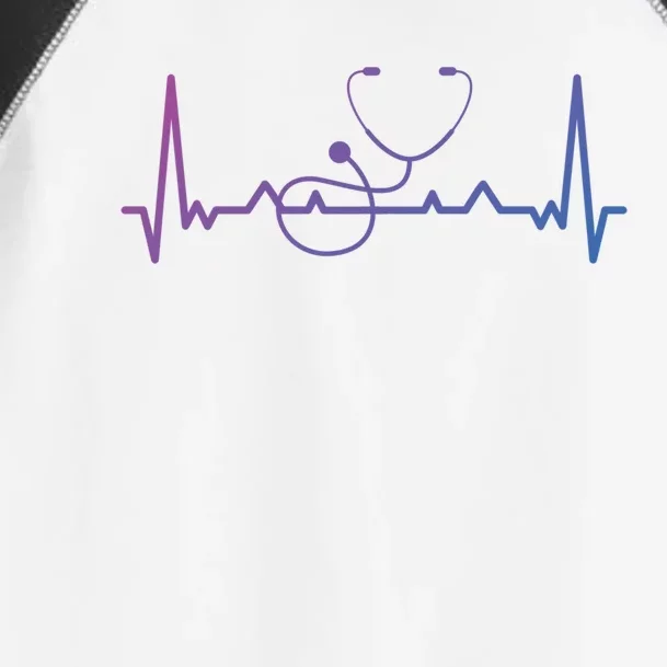 My Heart Beats For The Stethoscope Doctors And Nurses Cute Gift Toddler Fine Jersey T-Shirt