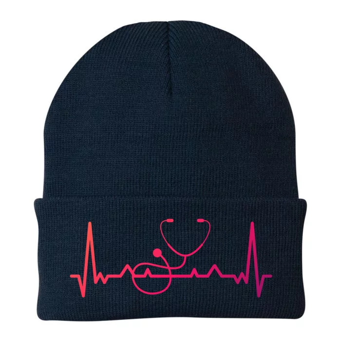 My Heart Beats For The Stethoscope Doctors And Nurses Cute Gift Knit Cap Winter Beanie