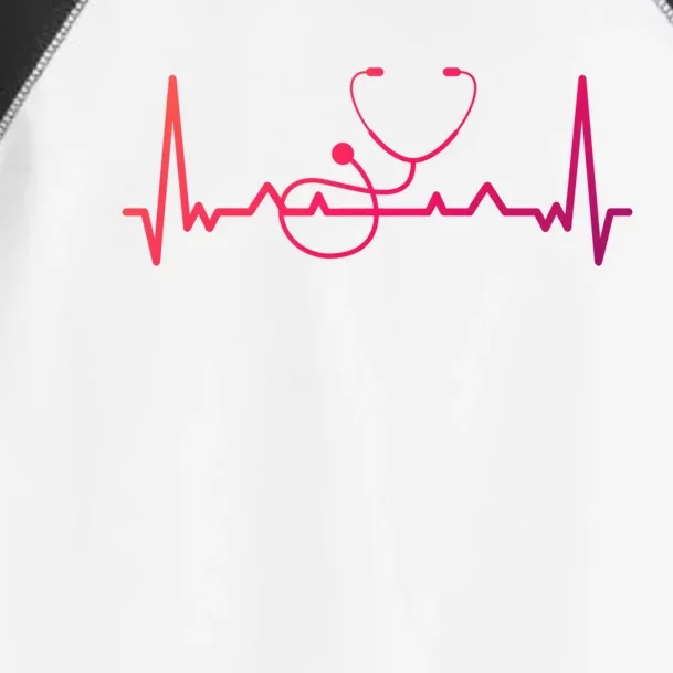 My Heart Beats For The Stethoscope Doctors And Nurses Cute Gift Toddler Fine Jersey T-Shirt