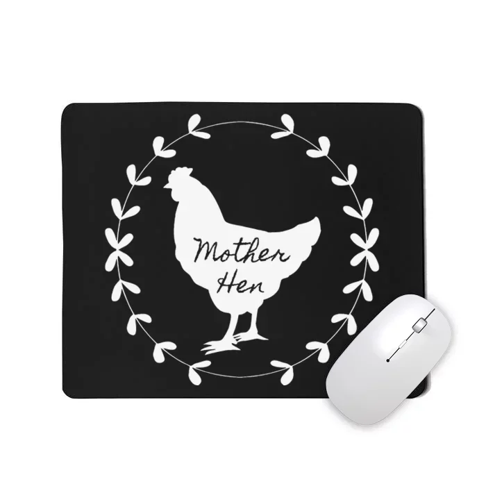 Mother Hen beautiful country garland vintage chicken Mousepad