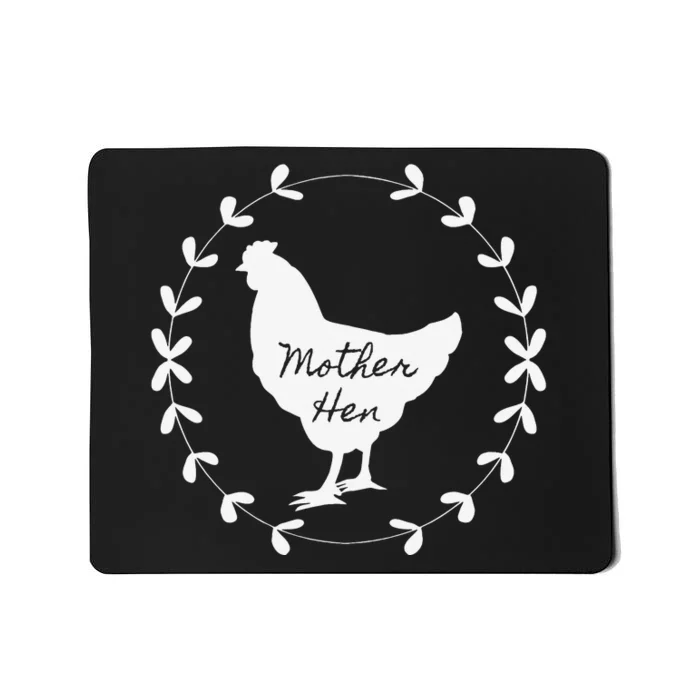 Mother Hen beautiful country garland vintage chicken Mousepad