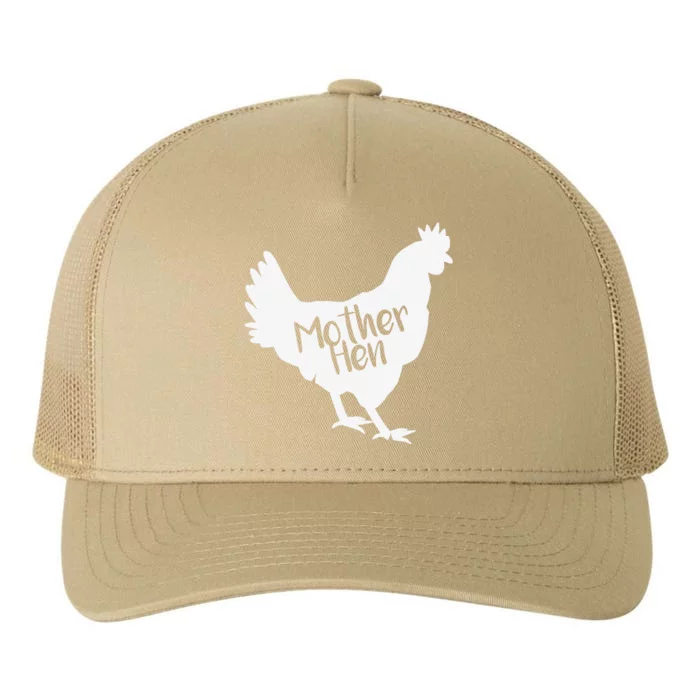 Mother Hen Chicken For Matching Mother And Daughter Yupoong Adult 5-Panel Trucker Hat