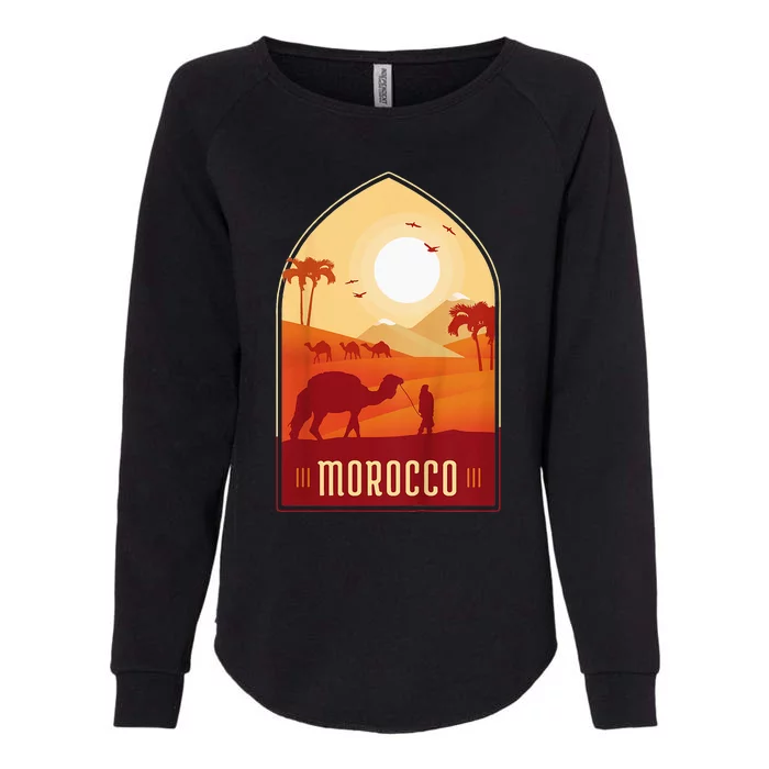 Morocco Hospitality Comfort Health Art Creativity Womens California Wash Sweatshirt