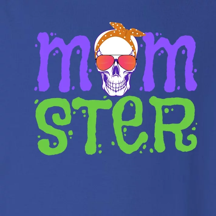 Momster Halloween Costume Skull Mama Monster Trick Or Treat Cool Gift Toddler Long Sleeve Shirt