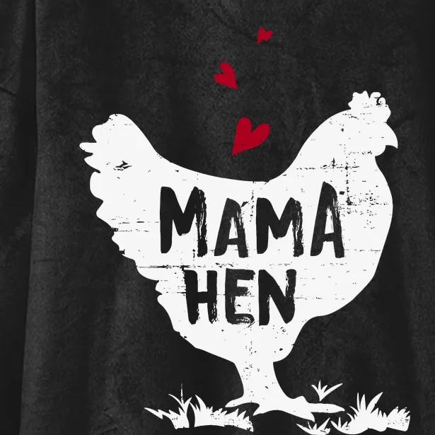 Mama Hen Chicken Funny Farmer Hen Chicken Mama Hooded Wearable Blanket