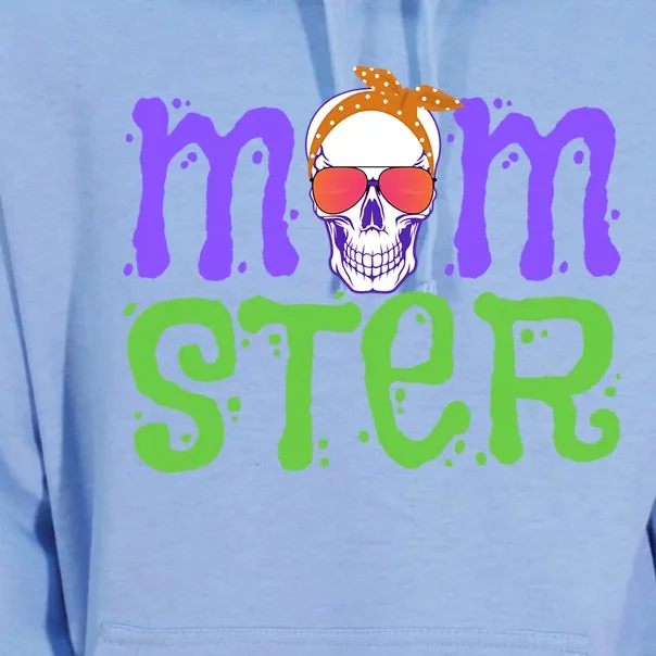 Momster Halloween Costume Skull Mama Monster Trick Or Treat Gift Unisex Surf Hoodie