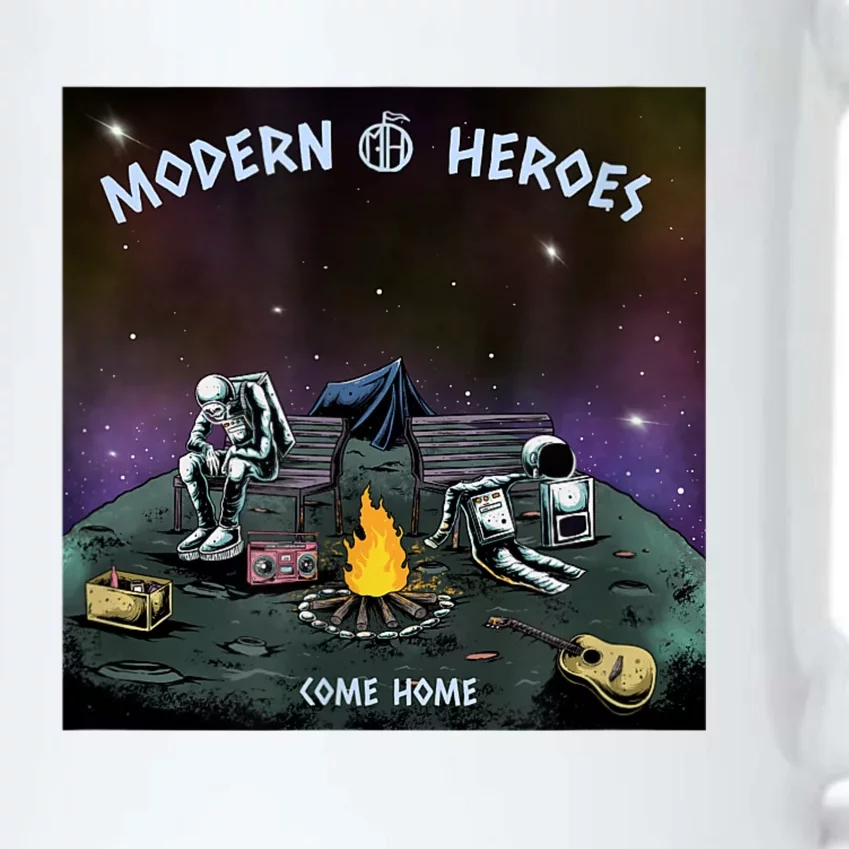 Modern Heroes Come Home Black Color Changing Mug