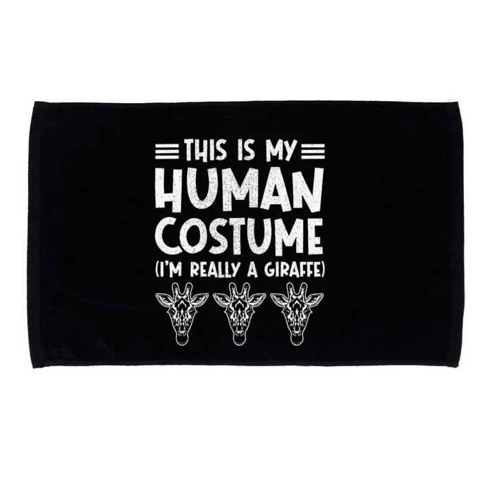 My Human Costume IM Really Giraffe Halloween Microfiber Hand Towel