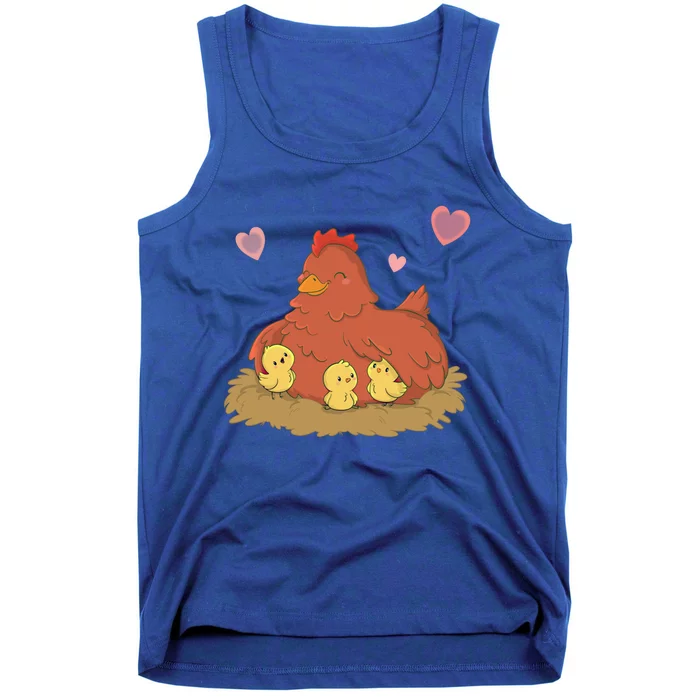 Mama Hen Chicken Farm Lover Gift Mothers Day Gift Mom Gift Tank Top