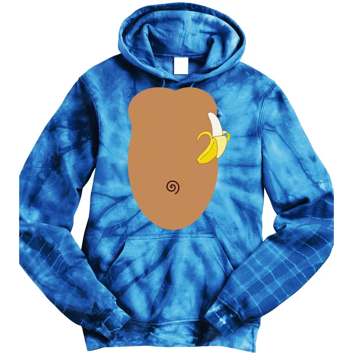 Monkey Halloween Costume Tie Dye Hoodie